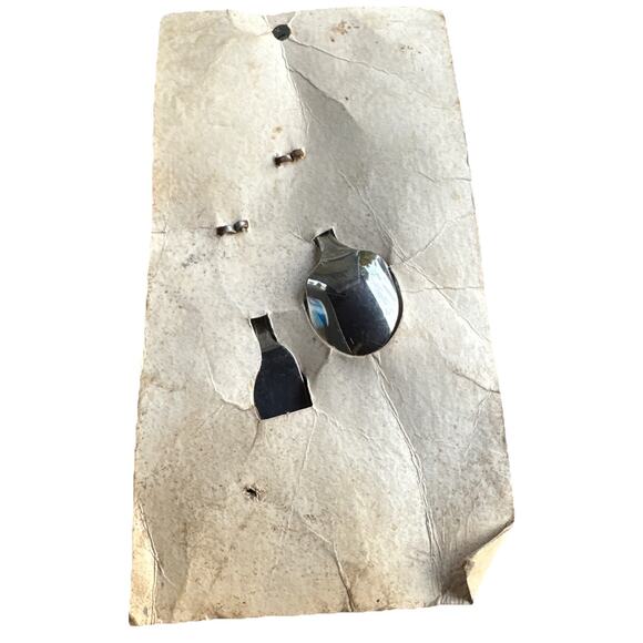 Vintage Imperial stainless butter knife and sugar Spoon Set New - Picture 2 of 3